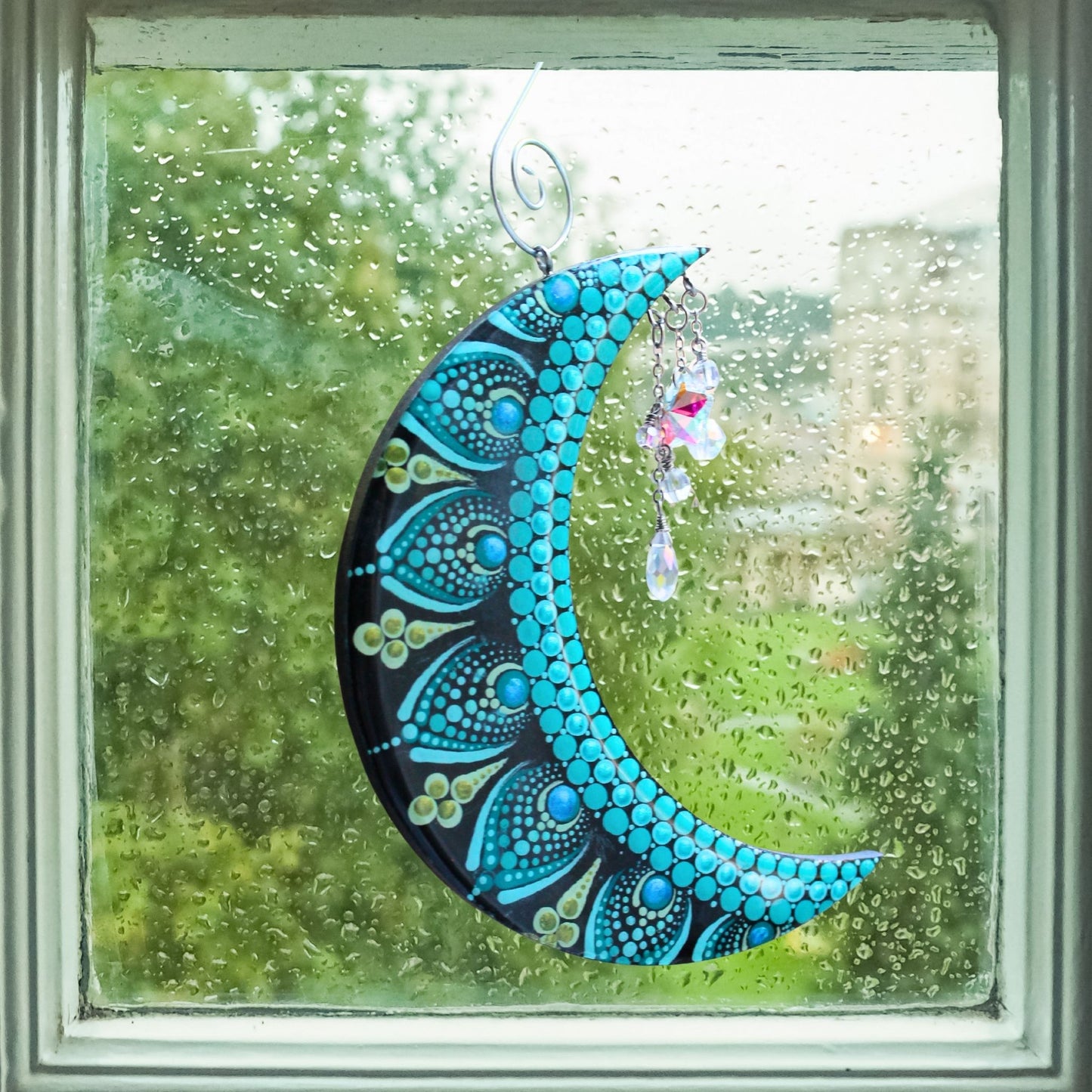 Mandala Moon Suncatcher