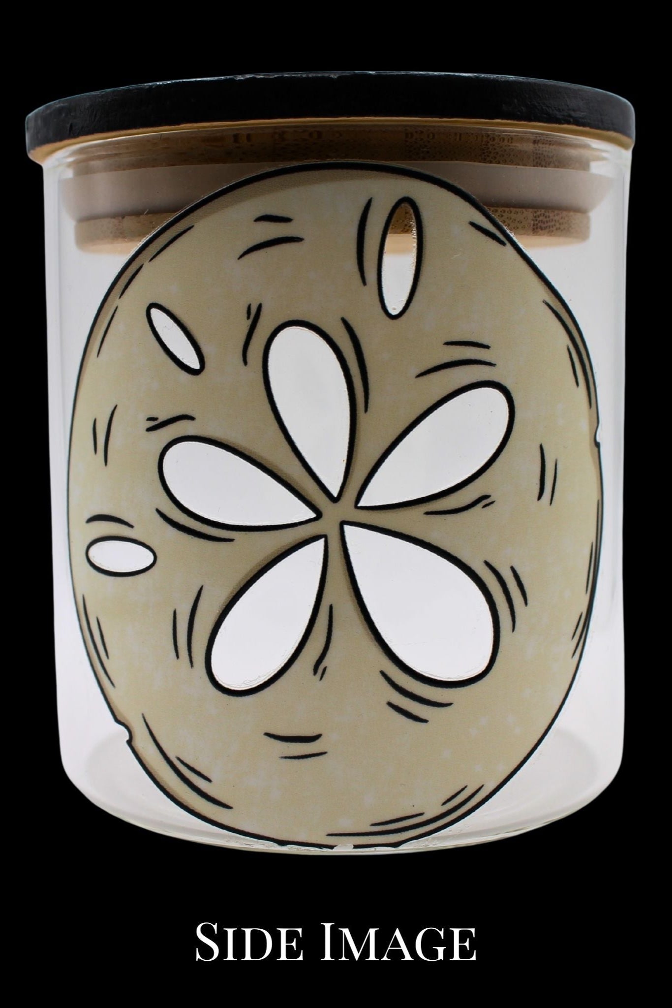 Sand Dollar Mandala Glass Jar