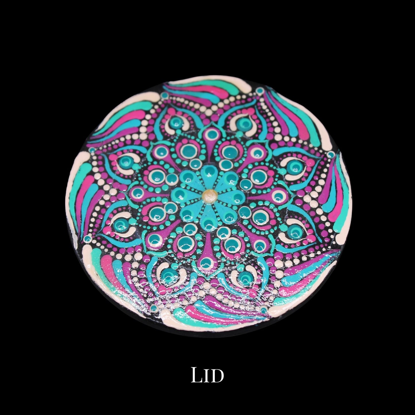 "Stay Wild Moon Child" Mandala Glass Jar