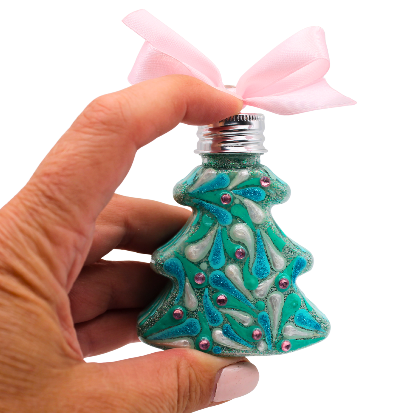 2.75" Glitter Christmas Tree Ornament