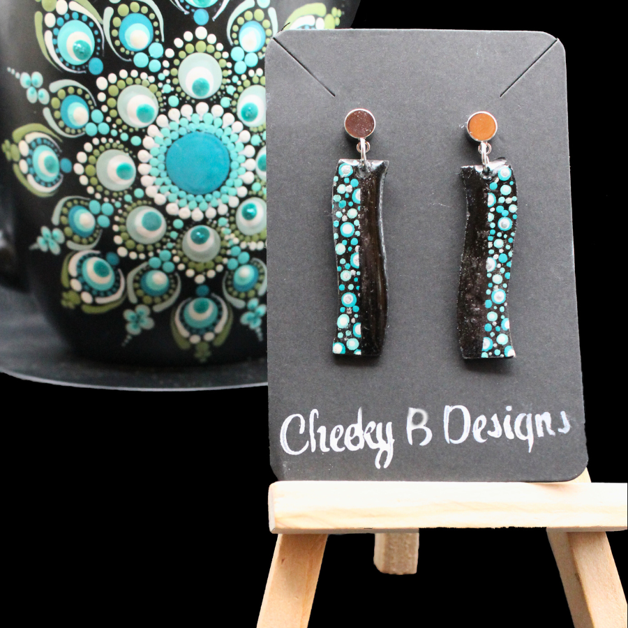 Turquoise Stardust Earrings
