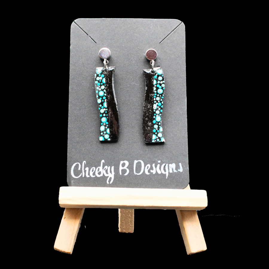 Turquoise Stardust Earrings