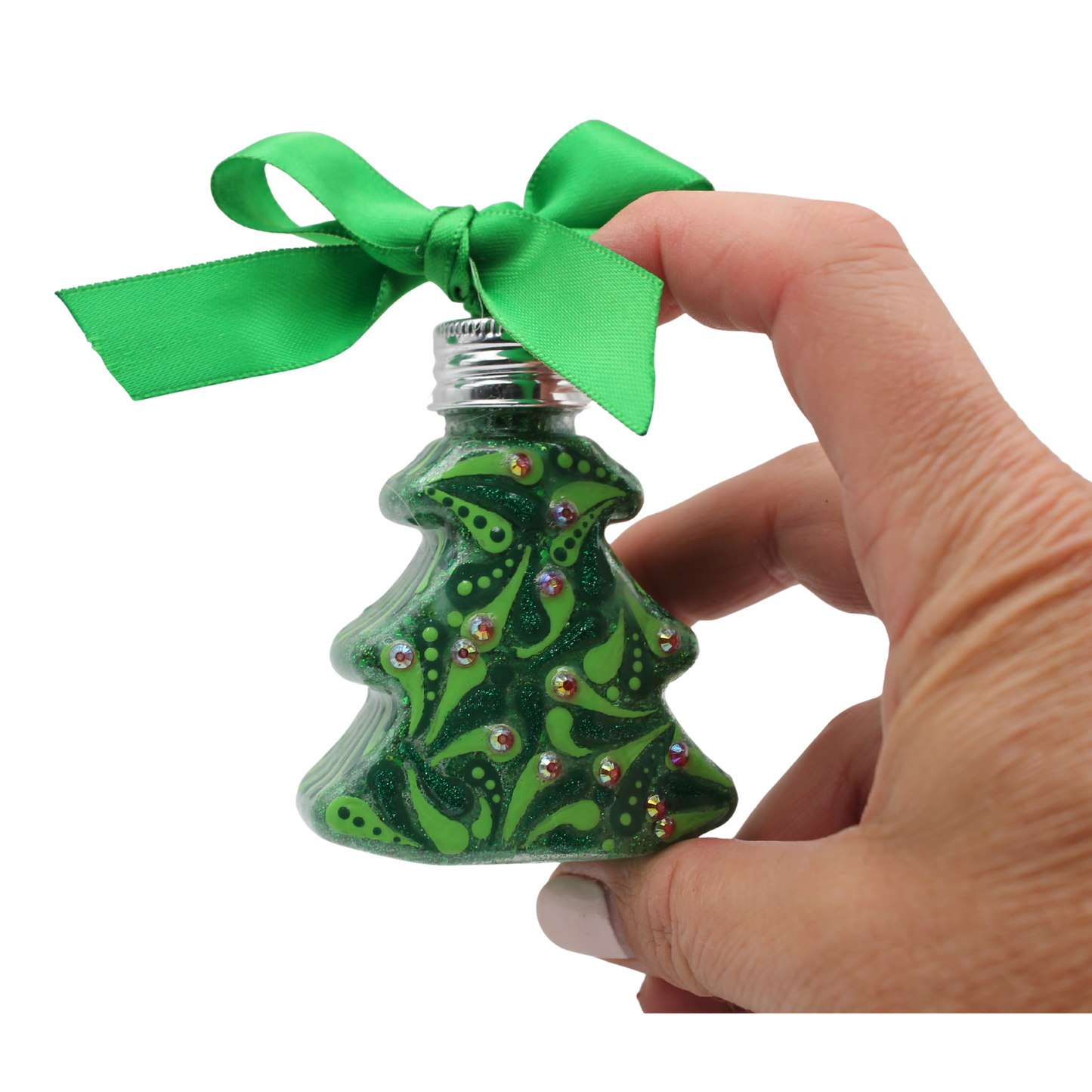 2.75" Glitter Christmas Tree  Ornament