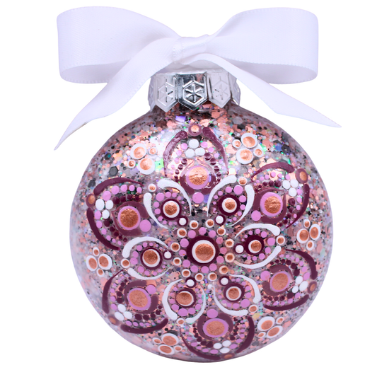 3" Glitter Mandala Ornament