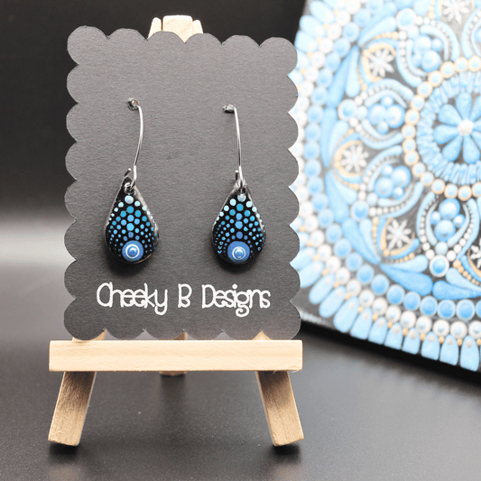 Blue Hue Teardrop Earrings