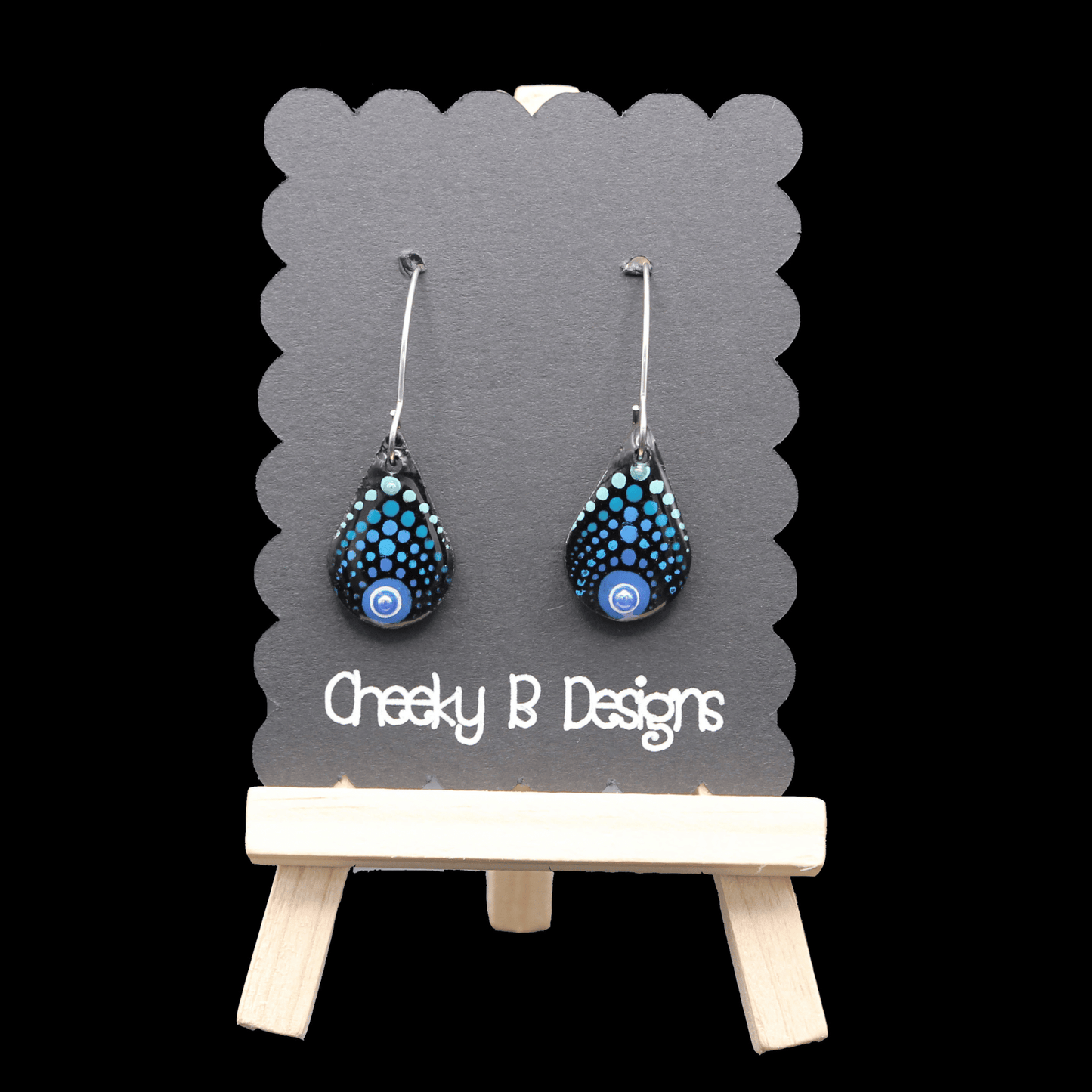 Blue Hue Teardrop Earrings