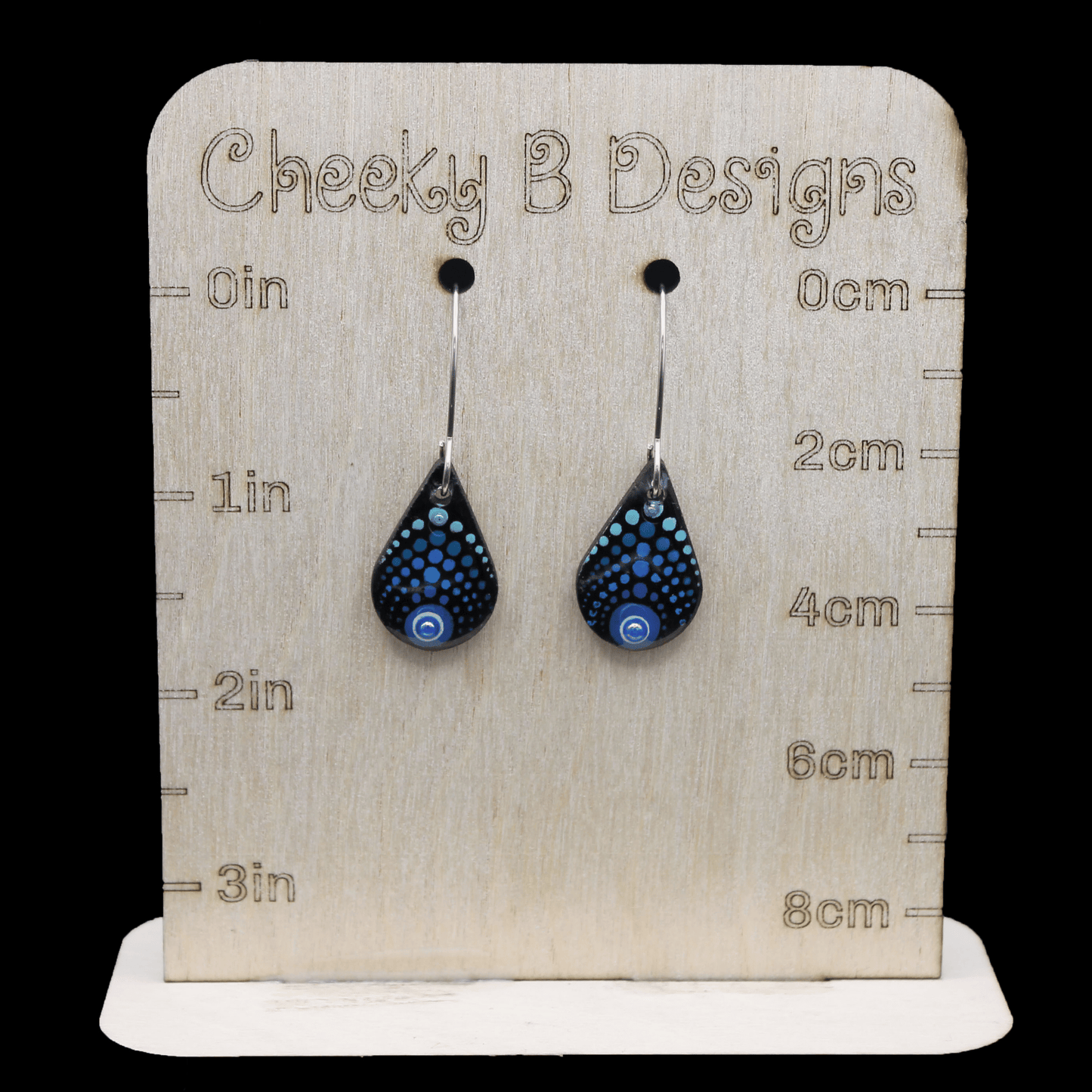 Blue Hue Teardrop Earrings