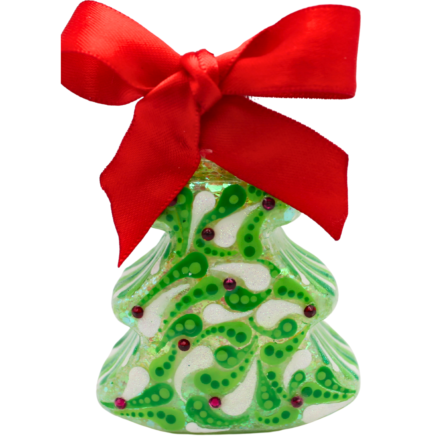 2.75" Glitter Christmas Tree  Ornament