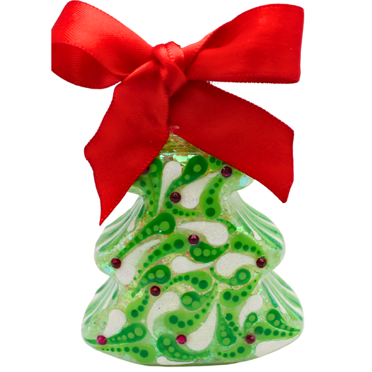 2.75" Glitter Christmas Tree  Ornament