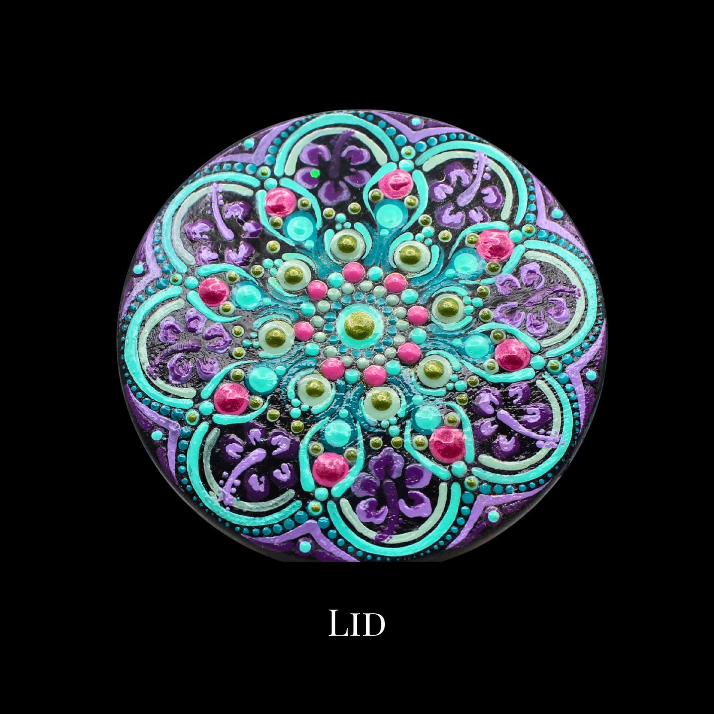 "Stay Salty" Mandala Glass Jar