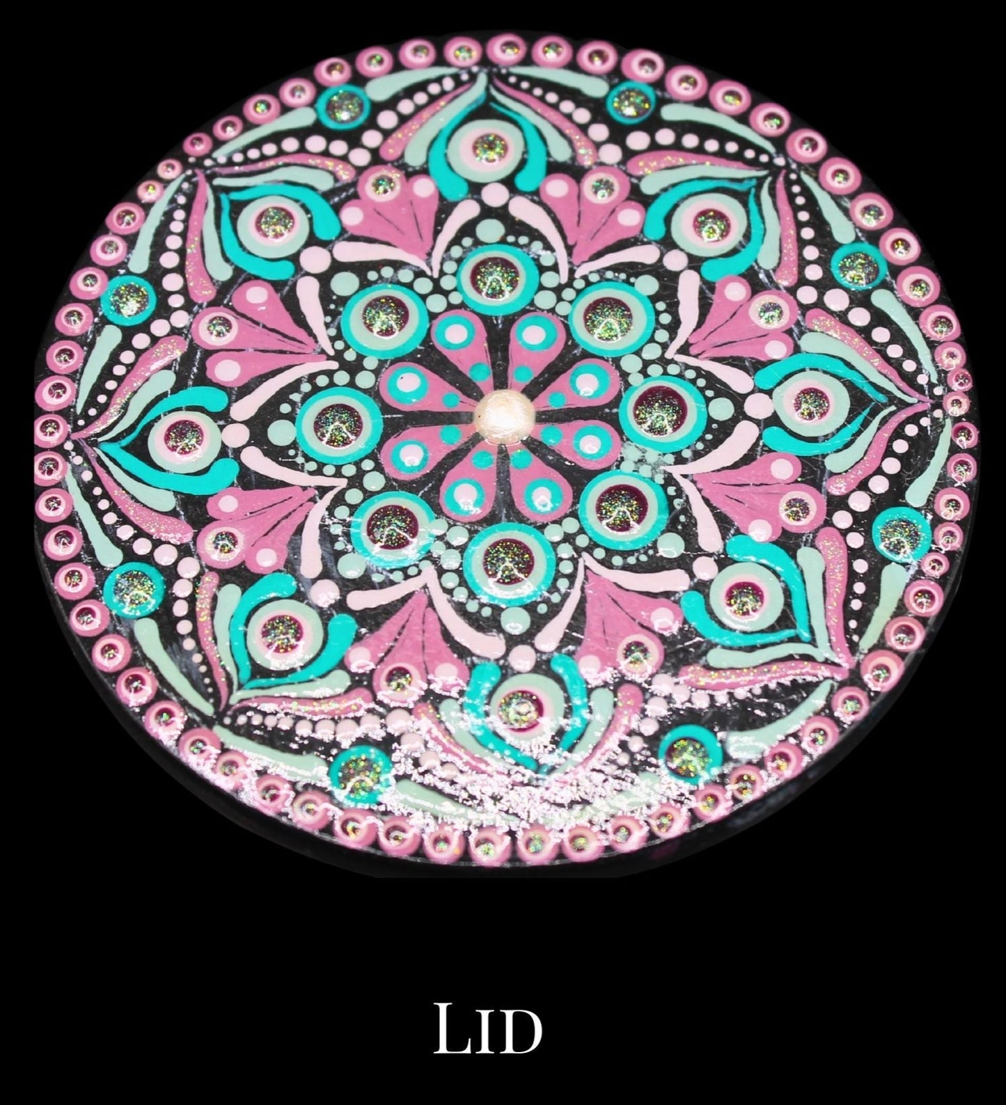"Your Time To Shine" Mandala Glass Jar