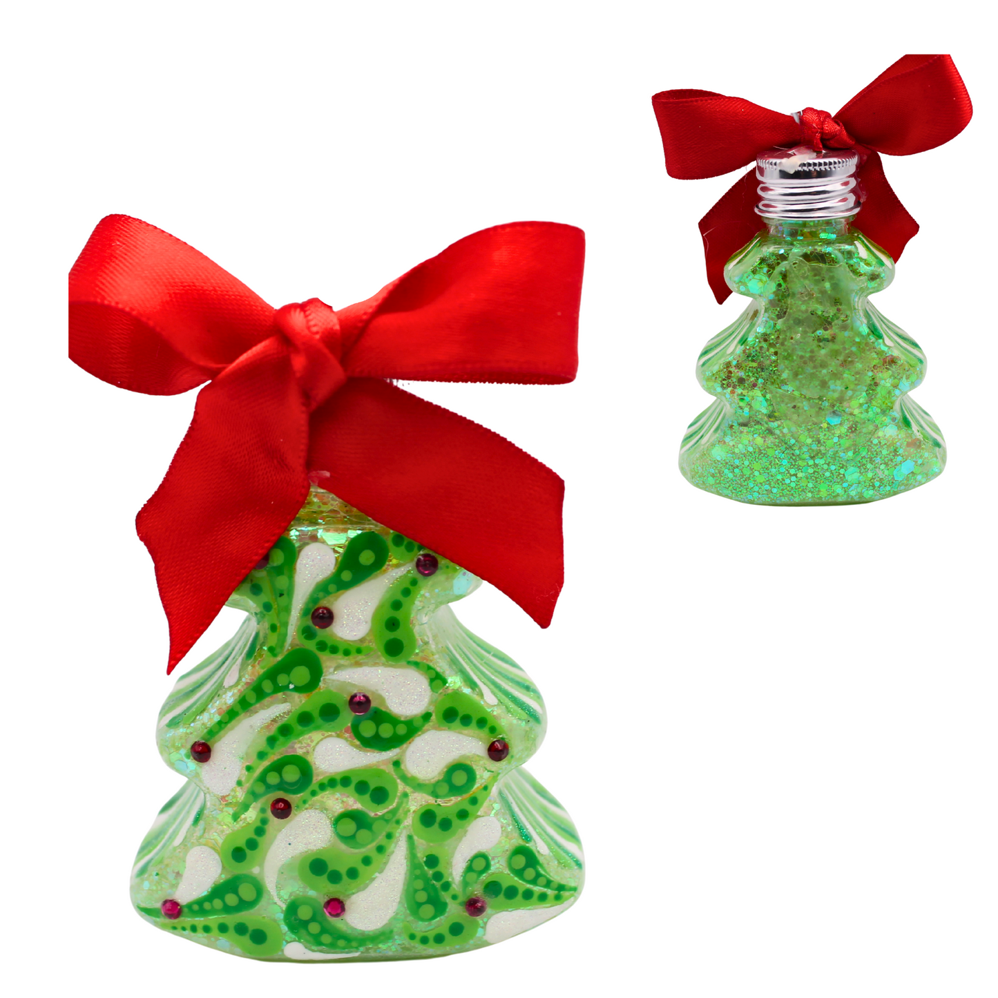 2.75" Glitter Christmas Tree  Ornament