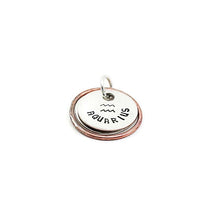 Load image into Gallery viewer, Aquarius Charm Necklace
