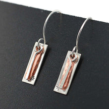 Load image into Gallery viewer, Believe Rectangle Earrings
