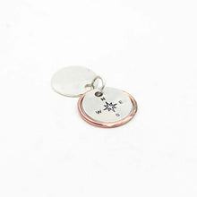 Load image into Gallery viewer, Go Away w/Compass Charm Necklace
