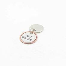 Load image into Gallery viewer, Go Away w/Compass Charm Necklace
