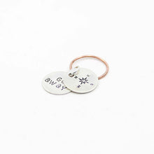 Load image into Gallery viewer, Go Away w/Compass Charm Necklace
