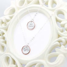 Load image into Gallery viewer, Go Away w/Compass Charm Necklace
