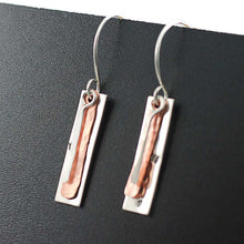 Load image into Gallery viewer, Go Away Rectangle Earrings
