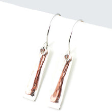 Load image into Gallery viewer, Queen &quot;B&quot; Rectangle Earrings
